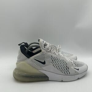 Womens Size 11 Nike Air Max 270 Shoes White / Black Athletic Running Sneakers